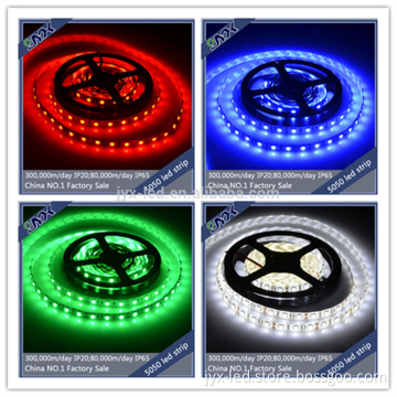 led strip 5050 rgb 5m 300LED 60led/m 14.4w/m 4 pin rgb led strip connector 24v long lifespan IR remote controller led strip